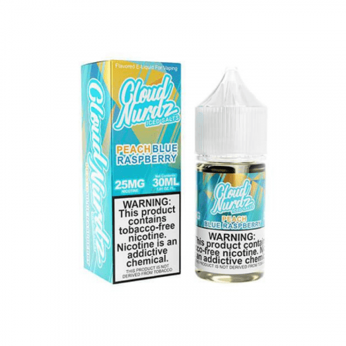 Cloud Nurdz Salts Ice Series Peach Blue Raspberry Ice