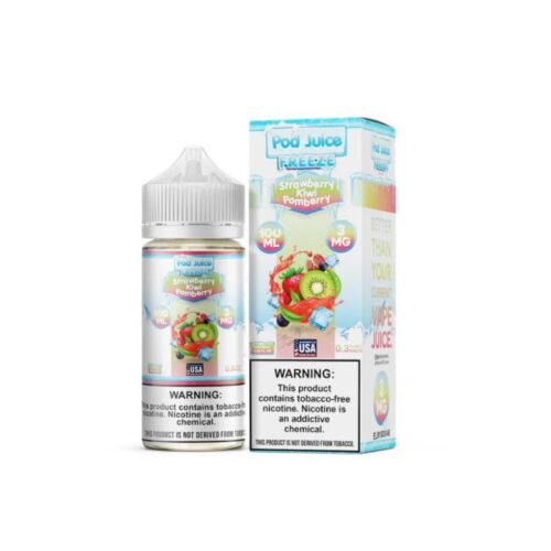Pod Juice Nic Base Ice Series Strawberry Kiwi Pomberry Freeze