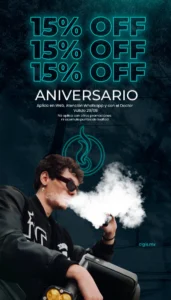 15% En toda la tienda