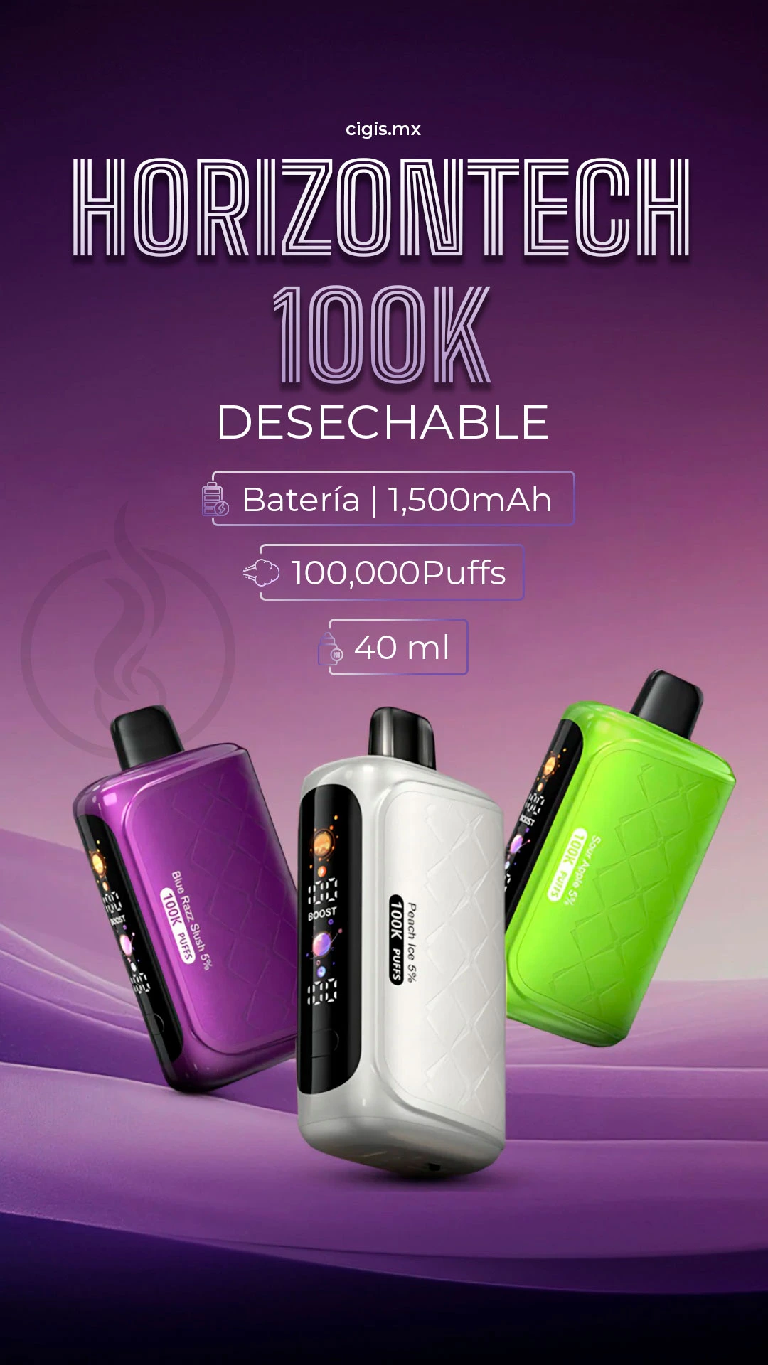 HorizonTech 100000 Desechable ST